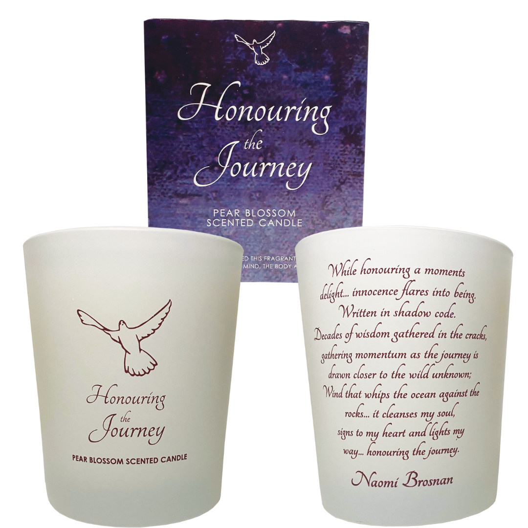 Honouring the Journey Pear Blossom Scented Candle