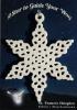 Porcelain Decoration Snowflake Star