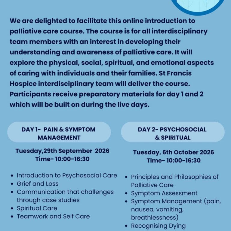 Online Interdisciplinary Introduction to Palliative Care