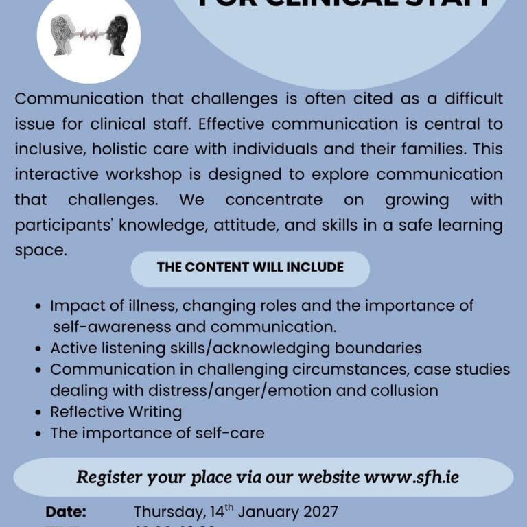 Flyer for Communication that Challenges for Clinical Staff